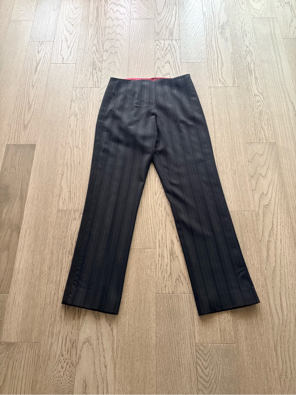 Sarah Pacini Black Pinstripe Dress Pants